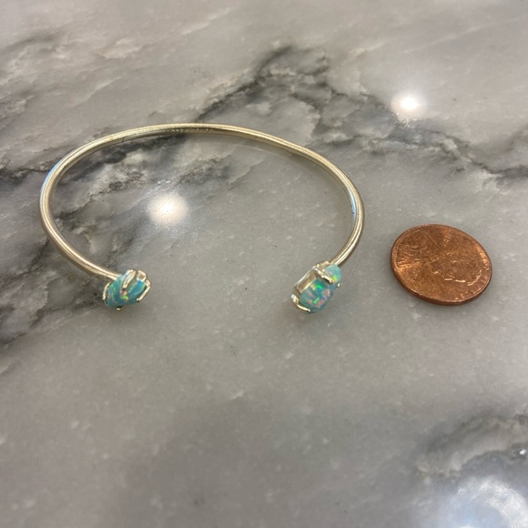 Kendra Scott. Bracelet. Cuff in Aqua Opalite. Resort 2015 Collection. - Picture 2 of 3